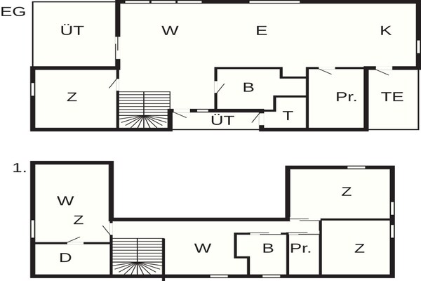 Foto van 8 persoons vakantie huis in Åram - Vakantiehuis in Åram - FloorPlan