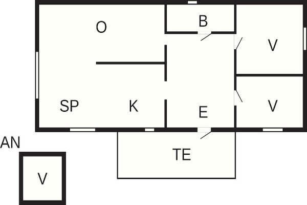 Foto van Gezellig huisje in Gesunda-By Traum - Vakantiehuis in Sollerön - FloorPlan