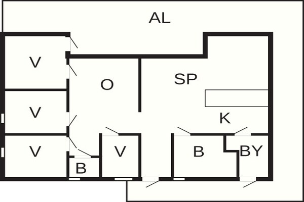 Foto van Gezellig huis aan zee met gastenverblijf - Vakantiehuis in HÅCKSVIK - FloorPlan