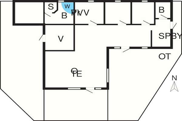 Foto van 8 persoons vakantie huis in Fjerritslev - Vakantiehuis in Fjerritslev - FloorPlan