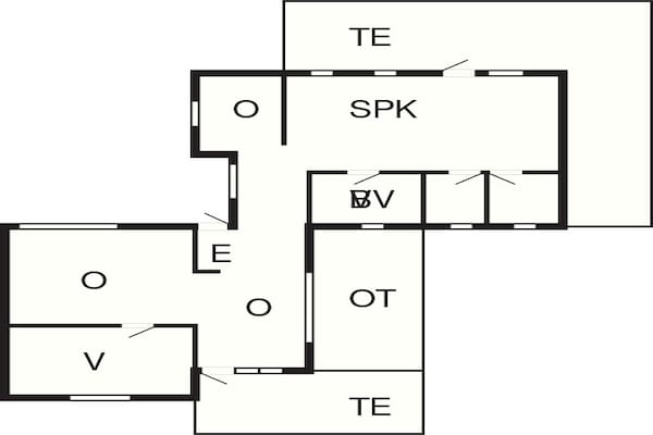 Foto van 8 persoons vakantie huis in Storvorde - Vakantiehuis in Storvorde - FloorPlan