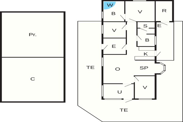 Foto van 8 persoons vakantie huis in Hals-By Traum - Vakantiehuis in Hals - FloorPlan