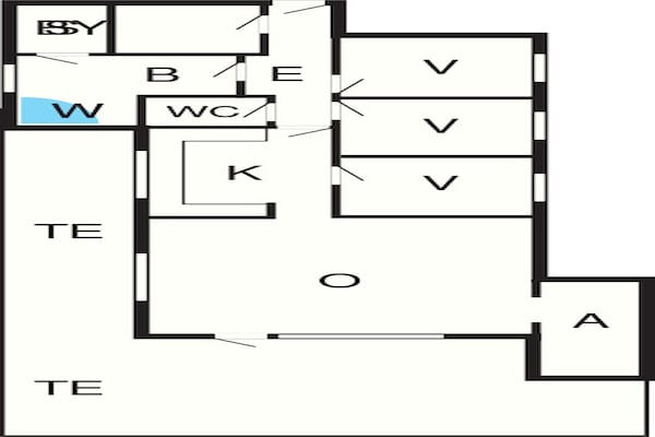 Foto van 8 persoons vakantie huis in Nexø-By Traum - Vakantiehuis in Nexø - FloorPlan