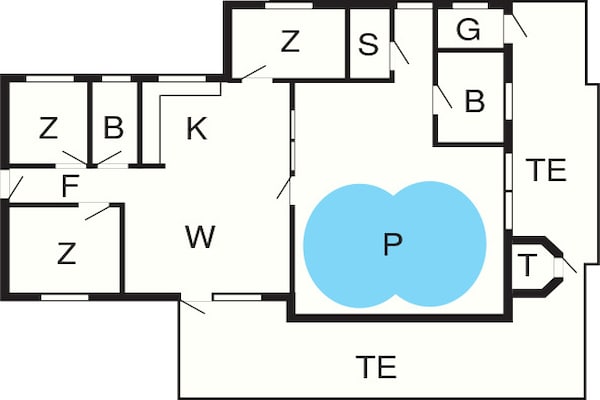 Foto van 8 persoons vakantie huis in Ørsted-By Traum - Vakantiehuis in Ørsted - FloorPlan