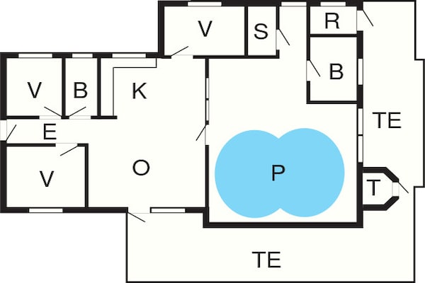 Foto van 8 persoons vakantie huis in Ørsted-By Traum - Vakantiehuis in Ørsted - FloorPlan