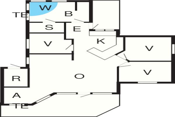 Foto van 8 persoons vakantie huis in Humble - Vakantiehuis in Humble - FloorPlan