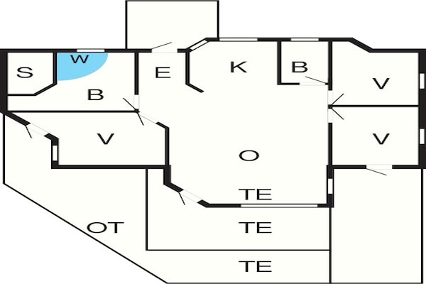 Foto van 8 persoons vakantie huis in Rødby-By Traum - Vakantiehuis in Rødby - FloorPlan