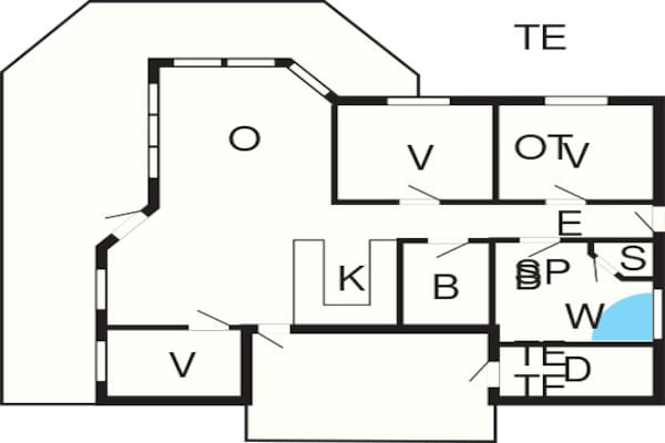 Foto van 8 persoons vakantie huis in Hals-By Traum - Vakantiehuis in Hals - FloorPlan