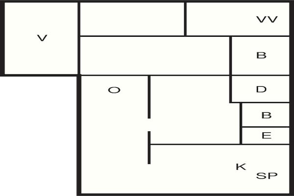 Foto van 8 persoons vakantie huis in Ålbæk - Vakantiehuis in Ålbæk - FloorPlan