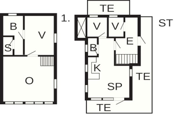 Foto van Panoramisch zeezicht -- By Traum Ferienwohnungen - Vakantiehuis in Blokhus - FloorPlan
