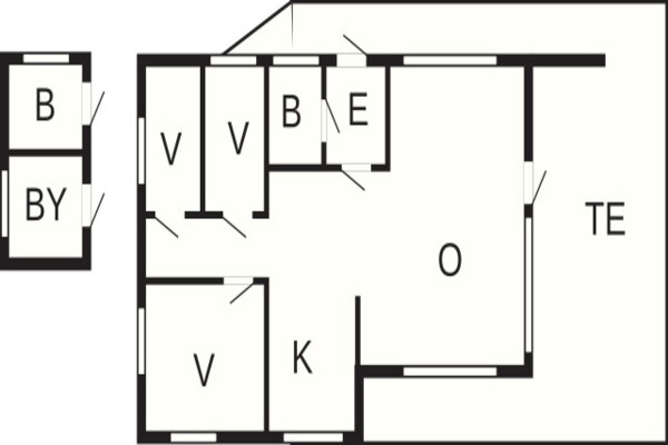 Foto van 7 persoons vakantie huis in Skjold-By Traum - Vakantiehuis in Skjold - FloorPlan