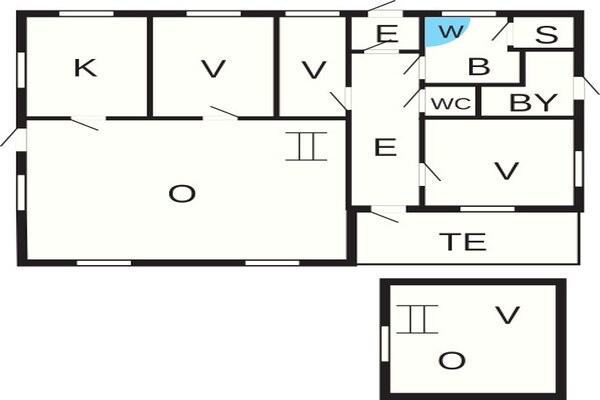 Foto van 8 persoons vakantie huis in Norheimsund-By Traum - Vakantiehuis in NORDHEIMSUND - FloorPlan
