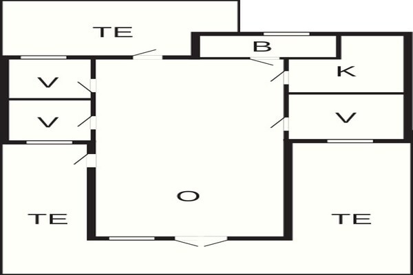 Foto van 6 persoons vakantie huis in Karrebæksminde - Vakantiehuis in Karrebæksminde - FloorPlan