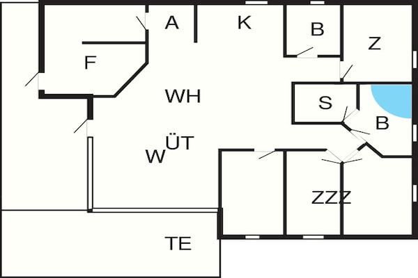 Foto van 8 persoons vakantie huis in Juelsminde-By Traum - Vakantiehuis in Juelsminde - FloorPlan