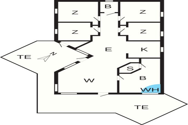 Foto van 8 persoons vakantie huis in Nexø-By Traum - Vakantiehuis in Nexø - FloorPlan