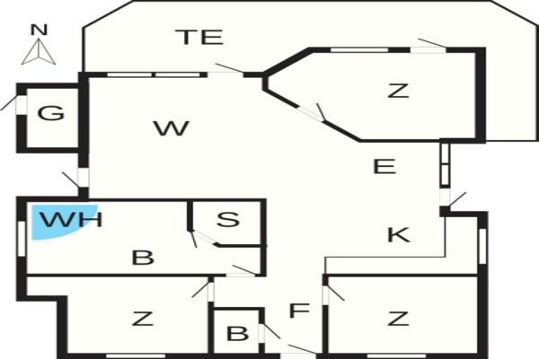 Foto van 7 persoons vakantie huis in Ulfborg-By Traum - Vakantiehuis in Ulfborg - FloorPlan