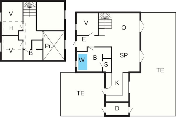 Foto van 6 persoons vakantie huis in Blokhus-By Traum - Vakantiehuis in Blokhus - FloorPlan