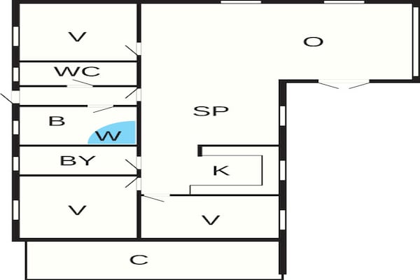 Foto van 8 persoons vakantie huis in Skals-By Traum - Vakantiehuis in Skals - FloorPlan