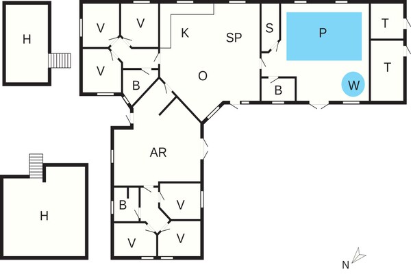 Foto van Luxe Zwembadvilla Marielyst -- By Traum Ferienwohnungen - FloorPlan