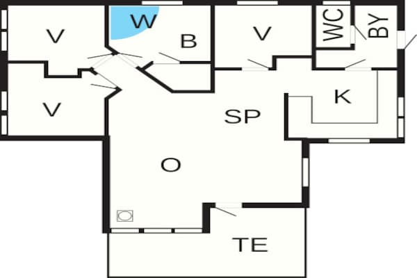 Foto van 7 persoons vakantie huis in Ulfborg-By Traum - Vakantiehuis in Ulfborg - FloorPlan