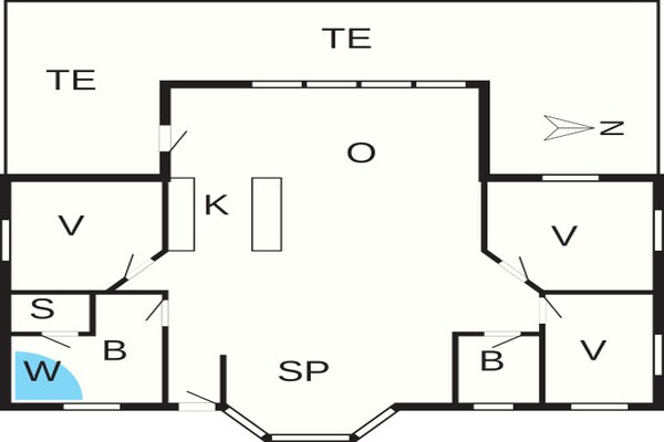 Foto van 8 persoons vakantie huis in Hadsund-By Traum - Vakantiehuis in Hadsund - FloorPlan