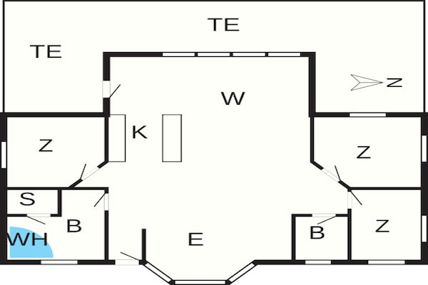 Foto van 8 persoons vakantie huis in Hadsund-By Traum - Vakantiehuis in Hadsund - FloorPlan