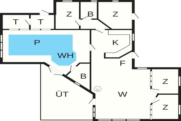 Foto van 8 persoons vakantie huis in Græsted-By Traum - Vakantiehuis in Græsted - FloorPlan