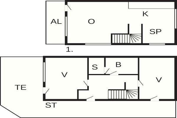 Foto van 6 persoons vakantie huis in Wendtorf - Vakantiehuis in Wendtorf - FloorPlan