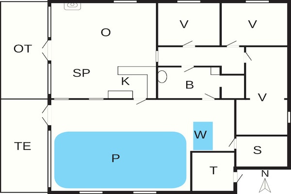 Foto van 8 persoons vakantie huis in Ebeltoft-By Traum - Vakantiehuis in Ebeltoft - FloorPlan