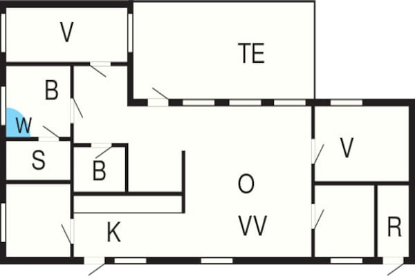 Foto van 8 persoons vakantie huis in Vestervig - Vakantiehuis in Vestervig - FloorPlan