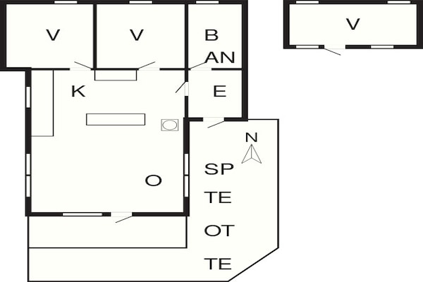 Foto van Strandplezier & Ontspanning -- By Traum - Vakantiehuis in Harboøre - FloorPlan