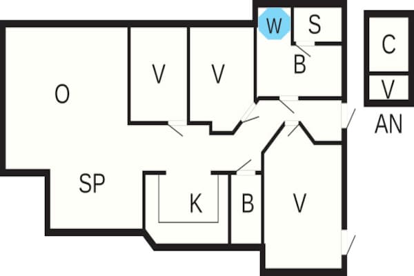 Foto van 8 persoons vakantie huis in Oksbøl-By Traum - Vakantiehuis in Oksbøl - FloorPlan