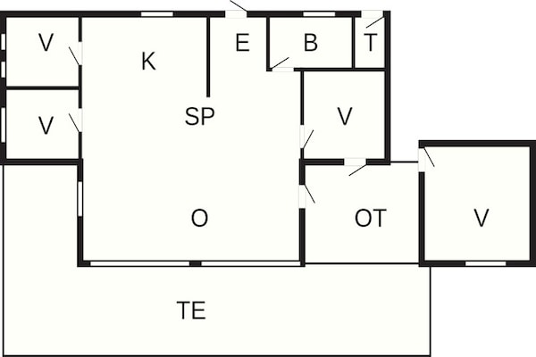 Foto van 8 persoons vakantie huis in Hadsund-By Traum - Vakantiehuis in Hadsund - FloorPlan