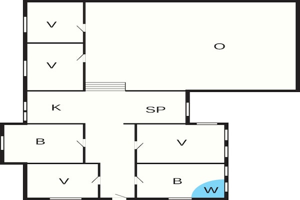Foto van 8 persoons vakantie huis in Sæby - Vakantiehuis in Sæby - FloorPlan