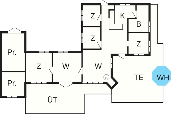 Foto van 8 persoons vakantie huis in Gilleleje-By Traum - Vakantiehuis in Gilleleje - FloorPlan