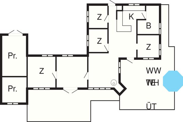 Foto van 8 persoons vakantie huis in Gilleleje-By Traum - Vakantiehuis in Gilleleje - FloorPlan
