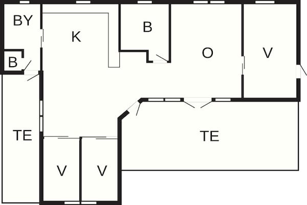 Foto van 5 persoons vakantie huis in Mörbylånga-By Traum - Vakantiehuis in Mörbylånga - FloorPlan