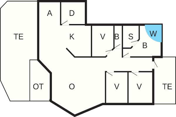 Foto van Rustige retraite aan zee -- By Traum Ferienwohnungen - FloorPlan