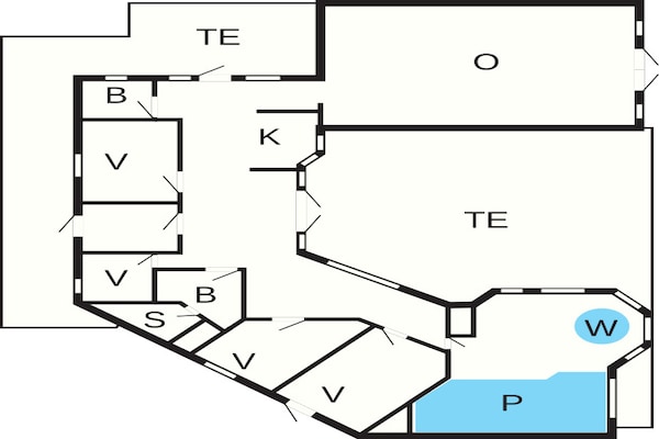 Foto van Luxe retraite aan zee -- By Traum Ferienwohnungen - Vakantiehuis in Aakirkeby - FloorPlan