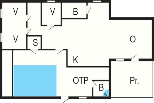 Foto van 8 persoons vakantie huis in Rødby-By Traum - Vakantiehuis in Rødby - FloorPlan