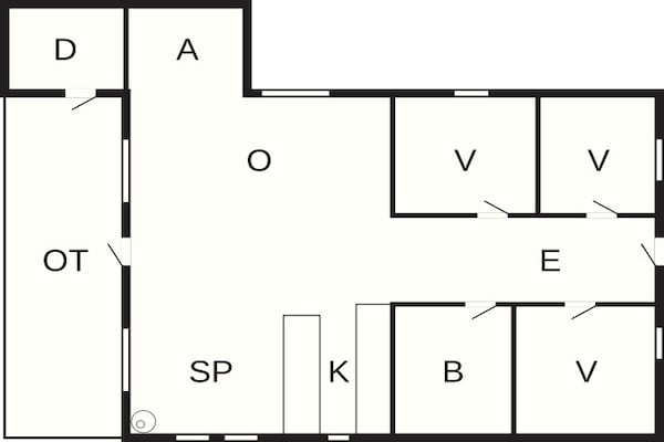 Foto van 8 persoons vakantie huis in Højslev-By Traum - Vakantiehuis in Højslev - FloorPlan