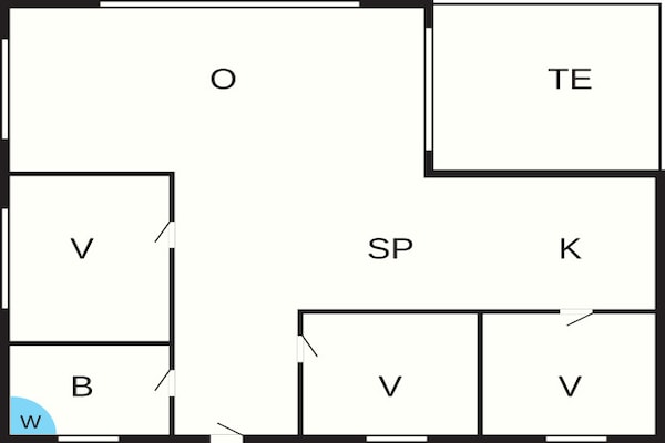 Foto van 7 persoons vakantie huis in Svendborg-By Traum - Vakantiehuis in Svendborg - FloorPlan