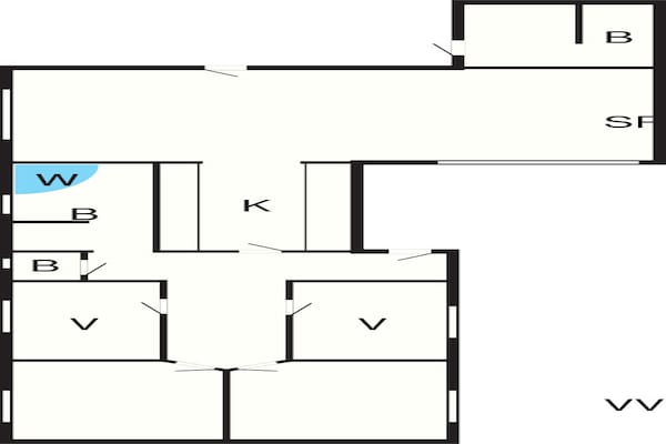 Foto van 8 persoons vakantie huis in Væggerløse-By Traum - Vakantiehuis in Væggerløse - FloorPlan