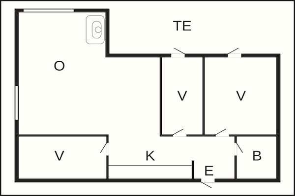 Foto van 6 persoons vakantie huis in Blokhus-By Traum - Vakantiehuis in Blokhus - FloorPlan