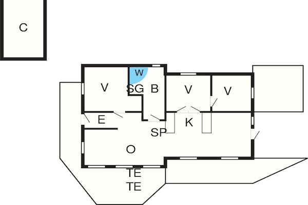Foto van 8 persoons vakantie huis in Løgstør-By Traum - Vakantiehuis in Løgstør - FloorPlan