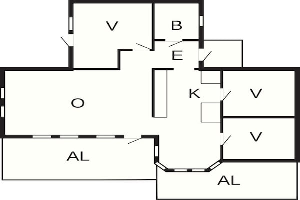 Foto van 6 persoons vakantie huis in YNGSJÖ-By Traum - Vakantiehuis in YNGSJÖ - FloorPlan