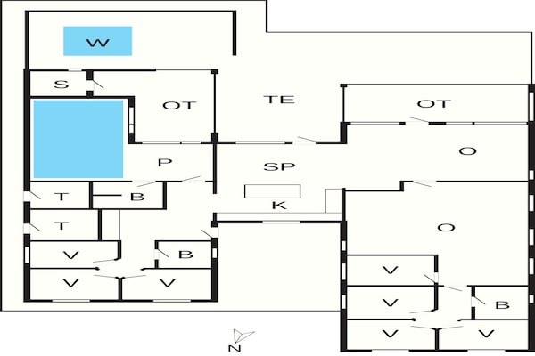 Foto van Luxe villa met zwembad -- By Traum Ferienwohnungen - FloorPlan