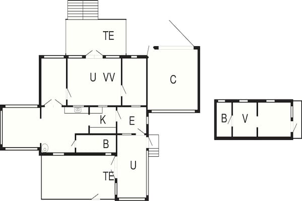 Foto van 8 persoons vakantie huis in Holbæk-By Traum - Vakantiehuis in Holbæk - FloorPlan