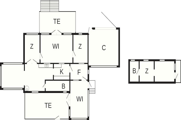 Foto van 8 persoons vakantie huis in Holbæk-By Traum - Vakantiehuis in Holbæk - FloorPlan