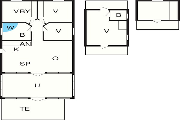 Foto van Familievakantie in Hovborg - Vakantiehuis in Hovborg - FloorPlan